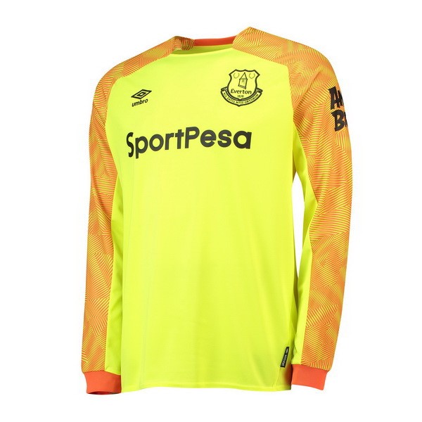 Camiseta Everton Segunda equipo ML Portero 2018-19 Amarillo